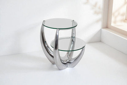 Fausto Silver End Table
