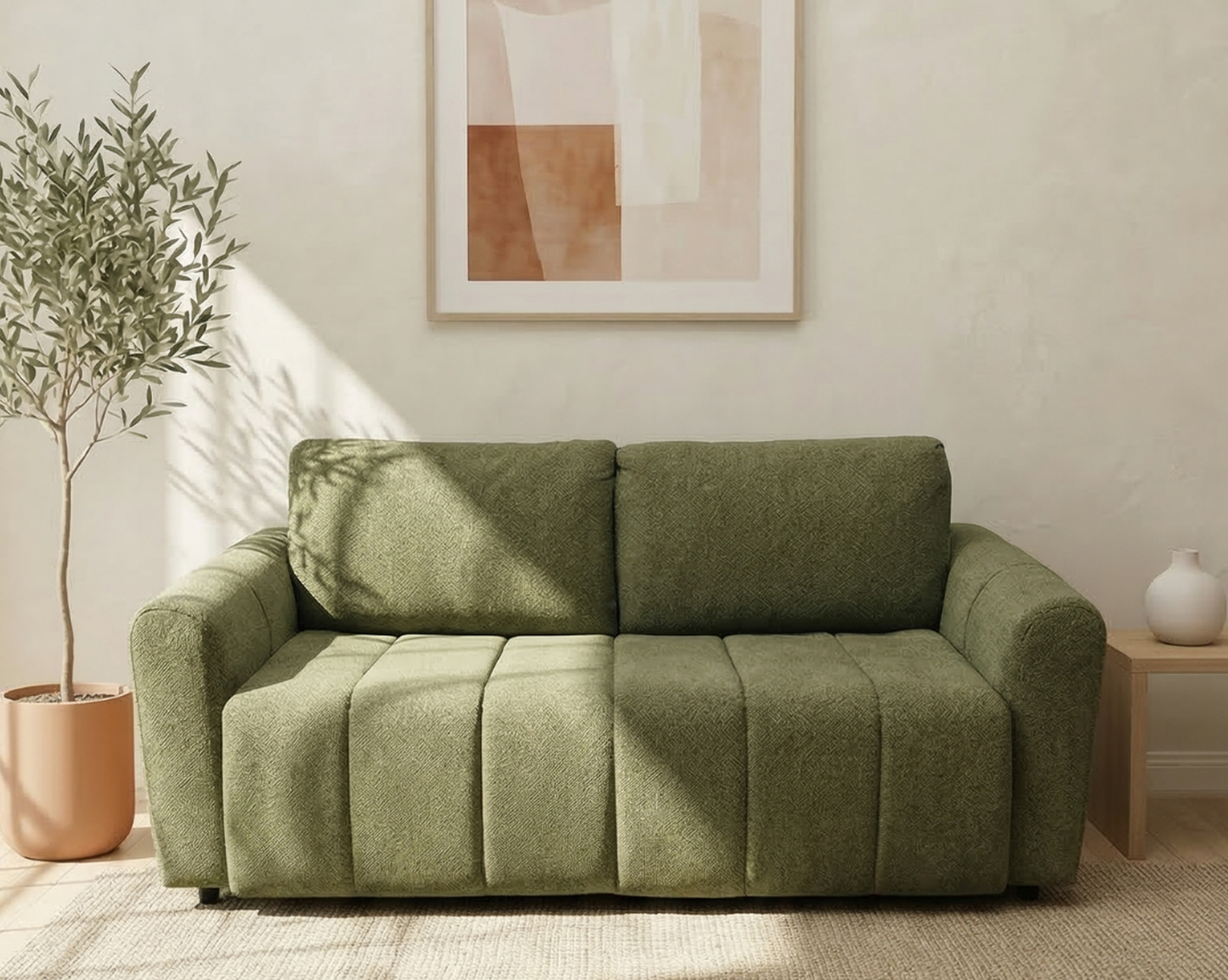Edorta Fabric Sofa Cum Bed