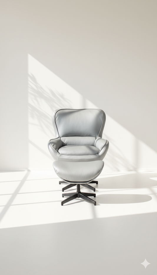 Delfina Leisure Chair With Foot Rest