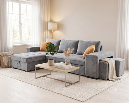 Descanso Sectional Sofa Cum Bed