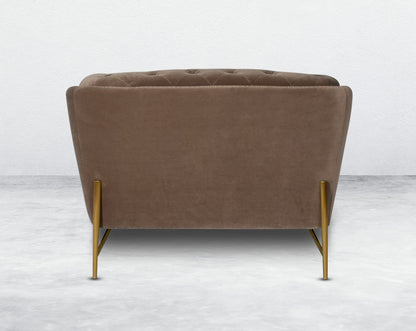 Lean back and lounge in luxurious style on this stunning sofa set. This 1 glam sofa features plush velvet upholstery that is both classy and sumptuous against your skin, a single seat cushioned