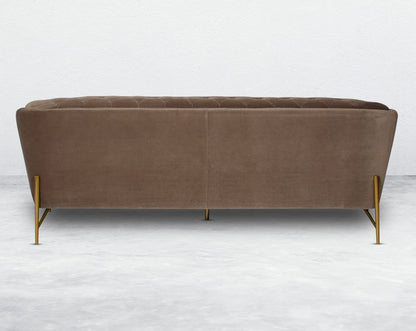 Lean back and lounge in luxurious style on this stunning sofa set. This 3 glam sofa features plush velvet upholstery that is both classy and sumptuous against your skin, a single seat cushioned