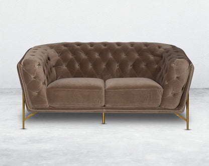 Lean back and lounge in luxurious style on this stunning sofa set. This 2 glam sofa features plush velvet upholstery that is both classy and sumptuous against your skin, a single seat cushioned
