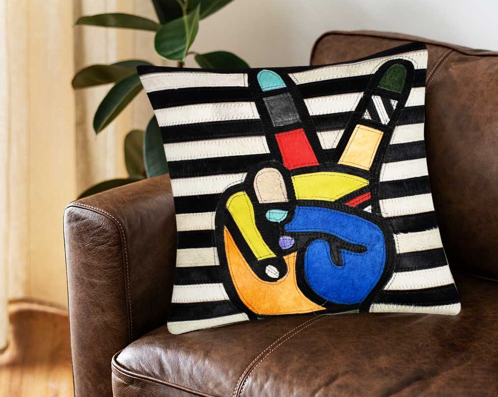 Di Arti Cushion Cover 075 With Filler with sofa 