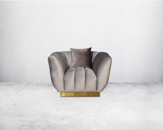 Grada Single Seater Fabric Sofa