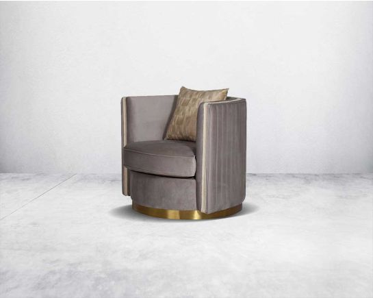 Osvaldo Single Seater Fabric Sofa