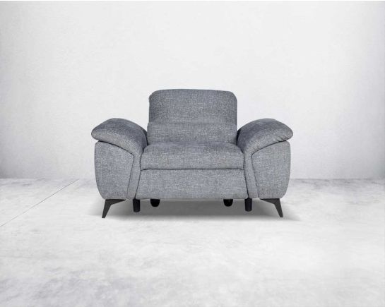 Rufio Single Seater Fabric Power Recliner Sofa