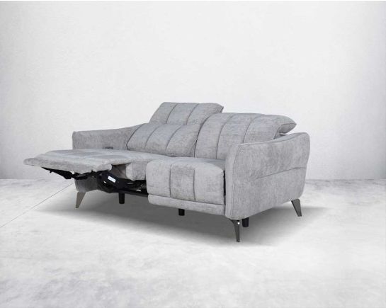 Luneta 2 Seater Fabric Power Recliner Sofa