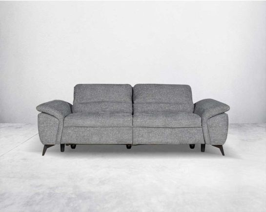 Rufio 3 Seater Fabric Power Recliner Sofa