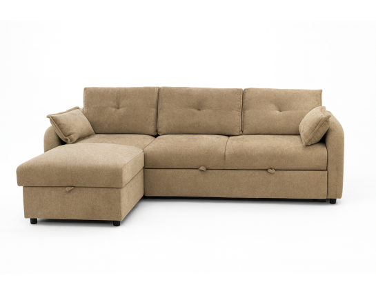Camilo Fabric Sectional Sofa Cum Bed - Left Chaise