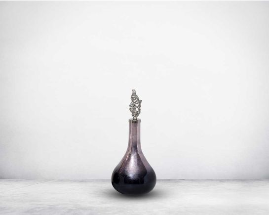 Aloma Decorative Glass Bottle - small