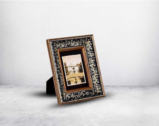  photo frame  with decorative border in classic design.