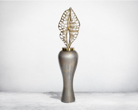 Decorative Glass Bottle - Large