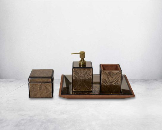  Rose Gold Bathroom Accessories Set