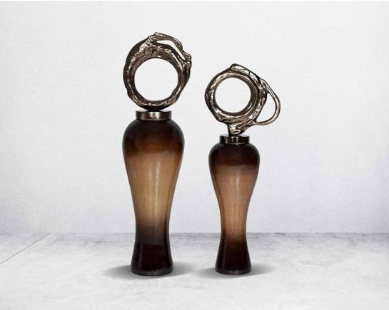 Isidro Decorative Glass Bottle