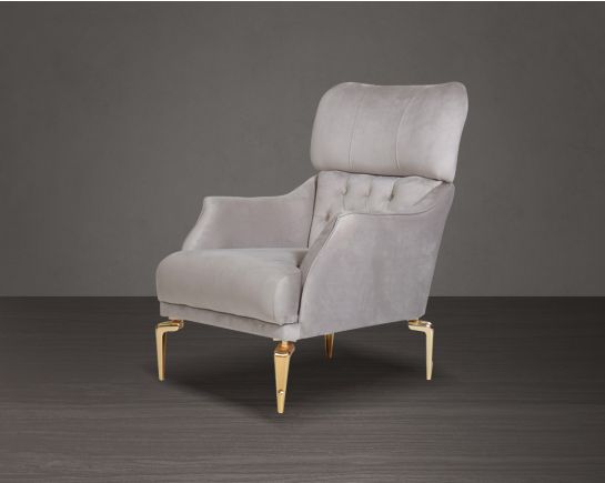 Alina Single Seater Fabric Sofa