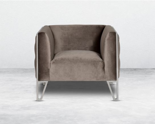 Clemenza Fabric Single Seater Sofa