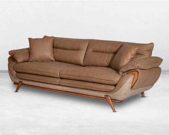 3 Seater Fabric Sofa with 2 cushions