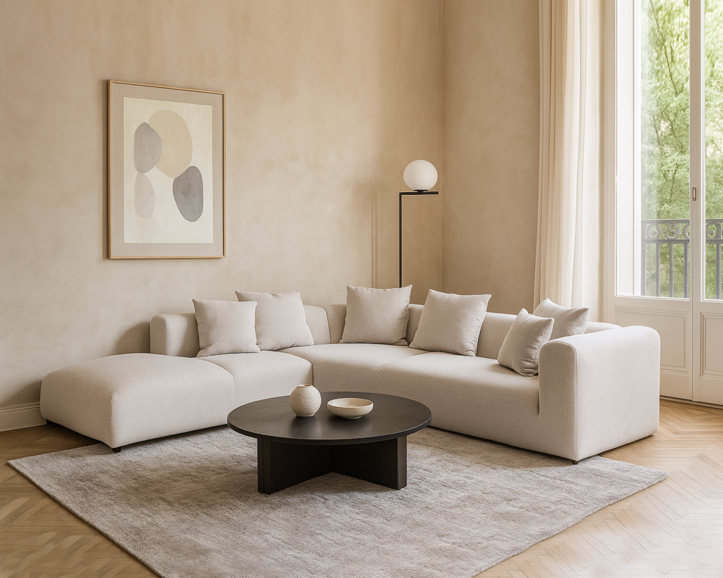 Lisbon Fabric Sectional Sofa