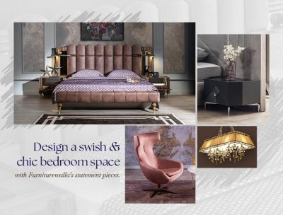  Design a swish & chic bedroom space with Furniturewalla’s statement pieces.